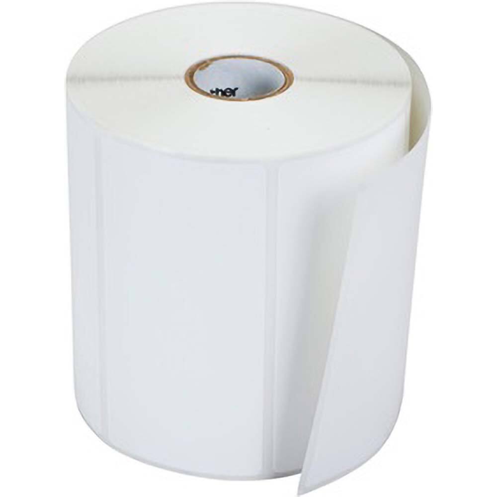 Brother - Labels, Ribbons & Tapes; Type: Label ; Color: White ; For Use With: TD-4410D; TD-4420DN; TD-4550DNWB; TD-4420TN; TD-4520TN; TD-4650TNWB; TD-4750TNWB 4 in Desktop Thermal Printers and TJ-4021TN; TJ-4121TN Series Titan Industrial Printer ; Width - Exact Tool & Supply