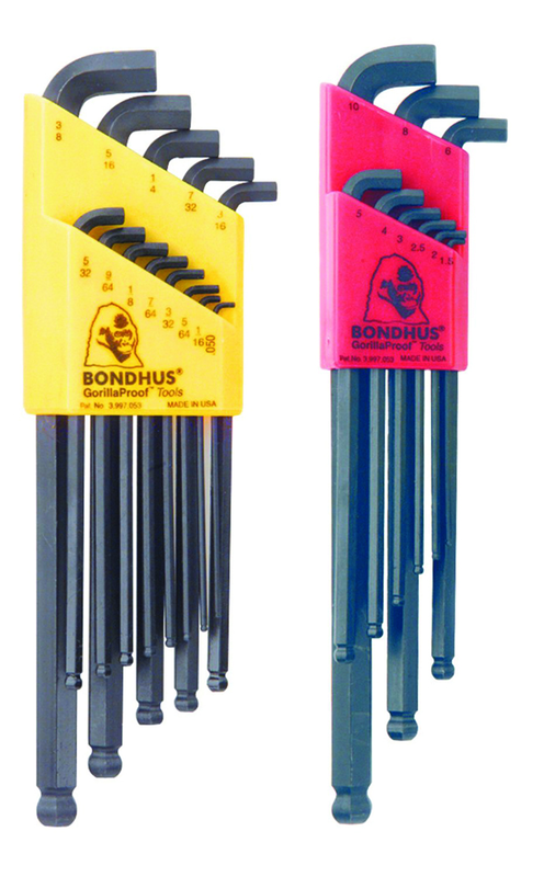 22PC BALL END STUBY L-WRENCH DOUBLE - Exact Tool & Supply