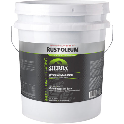 Beyond Acrylic Satin White Pastel Base Sierra - Exact Tool & Supply