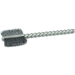 9/16″ Power Tube Brush, .003″ Steel Wire Fill, 5/8″ Brush Length - Exact Tool & Supply