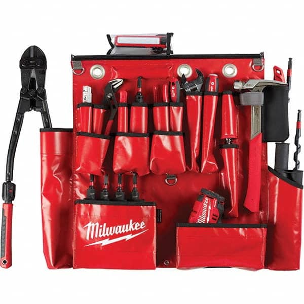 Milwaukee Tool - Tool Aprons & Tool Belts Tool Type: Apron Minimum Waist Size: 25 - Exact Tool & Supply