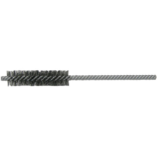 1/2″ Power Tube Brush, .006″ Stainless Steel Wire Fill, 2″ Brush Length - Exact Tool & Supply