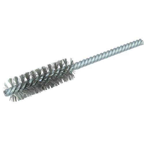 5/8″ Power Tube Brush, .005″ Stainless Steel Wire Fill, 2″ Brush Length - Exact Tool & Supply