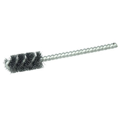 7/16″ Power Tube Brush, .005″ Stainless Steel Wire Fill, 1″ Brush Length - Exact Tool & Supply