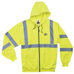 8392 XL LIME HOODED SWEATSHIRT - Exact Tool & Supply