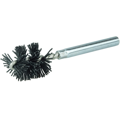 1″ Diameter - Power Tube Brush - 0.026″/120 Grit - Exact Tool & Supply