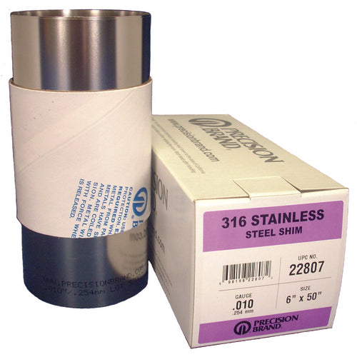 .001X6X12″ 316 SS SHIM - Exact Tool & Supply