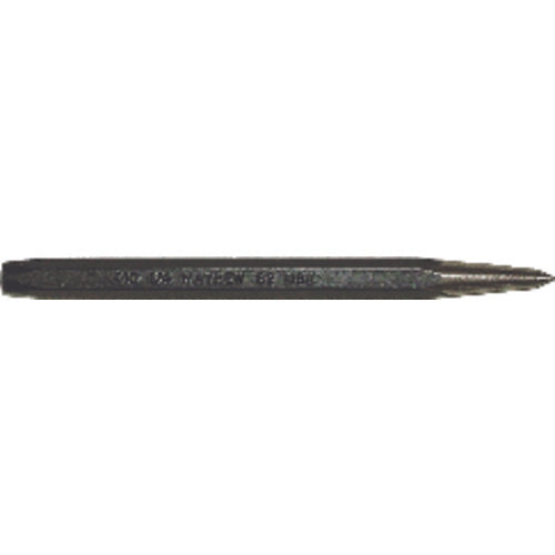 Prick Punch - Prick Punch - 1/4″ Hex Stock × 4″ Overall Length - Exact Tool & Supply