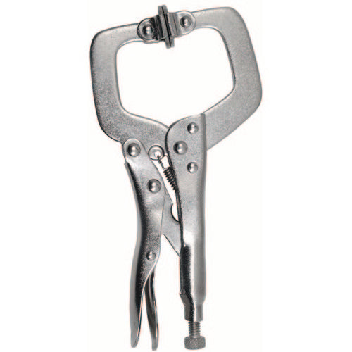 LOCKNG C-CLAMP W/SWIVEL PAD 11″ - Exact Tool & Supply