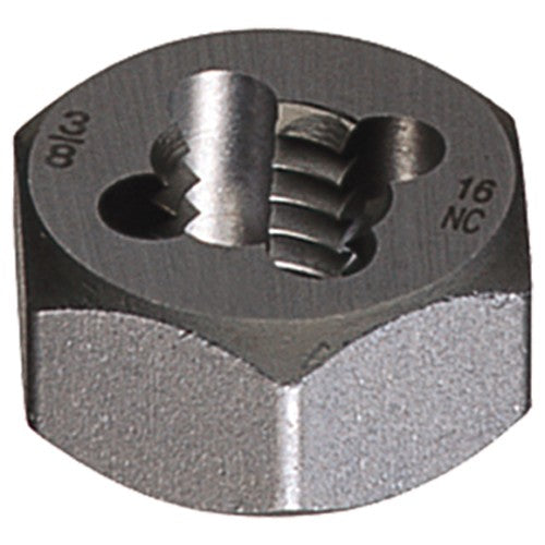 9/16-12 HSS 492 Hexagon Rethreading Die - Exact Tool & Supply