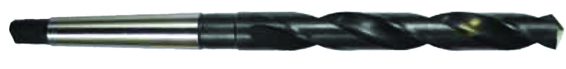 22.1mm Dia. - HSS 2MT GP Taper Shank Drill-118° Point-Surface Treated - Exact Tool & Supply