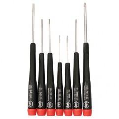 7PC COMB SCREWDRIVER SET SLOT/PHILP - Exact Tool & Supply