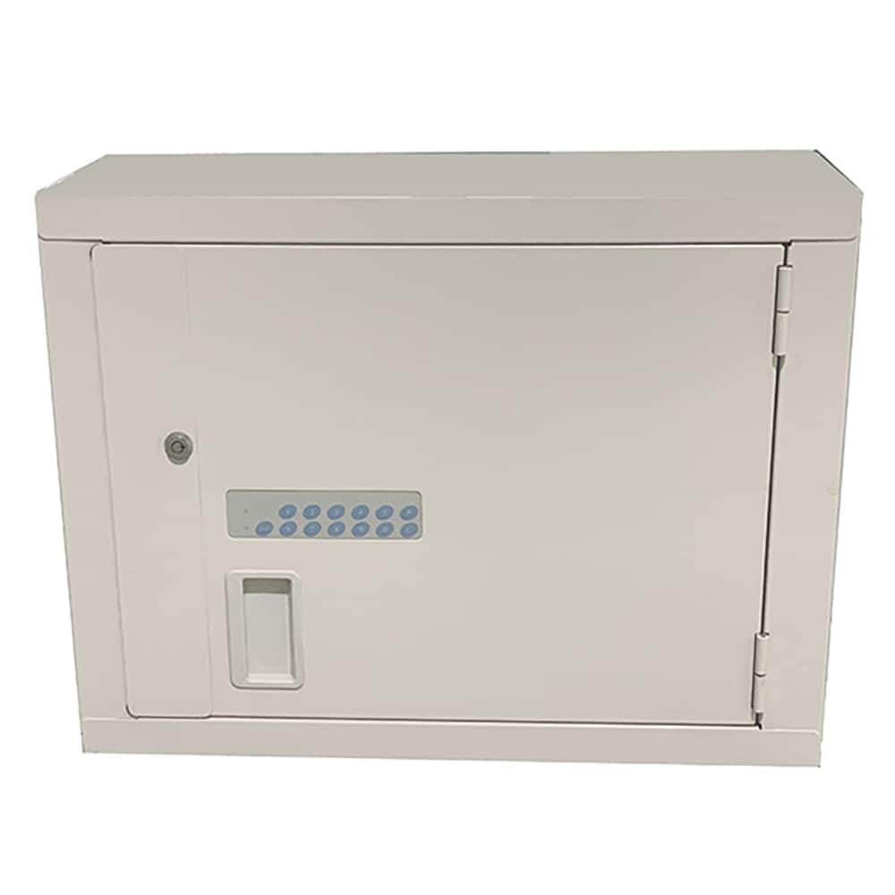 Lakeside - Medicine Cabinets; Mounting Style: Wall Mounted ; Material: Powder Coated Steel ; Height (Inch): 30 ; Width (Inch): 10 ; Depth (Inch): 24 ; Number of Shelves: 3 - Exact Tool & Supply