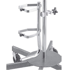 Lakeside - Emergency Preparedness Supplies; Type: Oxygen Cylinder Holder Bracket for IV Stand ; Contents/Features: Accepts "D" and "E" Size Oxygen Tanks - Exact Tool & Supply