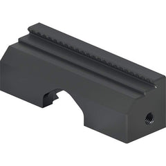 Schunk - Vise Jaws; Jaw Shape: Double Step ; Jaw Width (mm): 70.00 ; Jaw Width (Inch): 3 ; Jaw Width (Decimal Inch): 3 ; Jaw Height (mm): 22.00 ; Jaw Height (Inch): 1 - Exact Tool & Supply