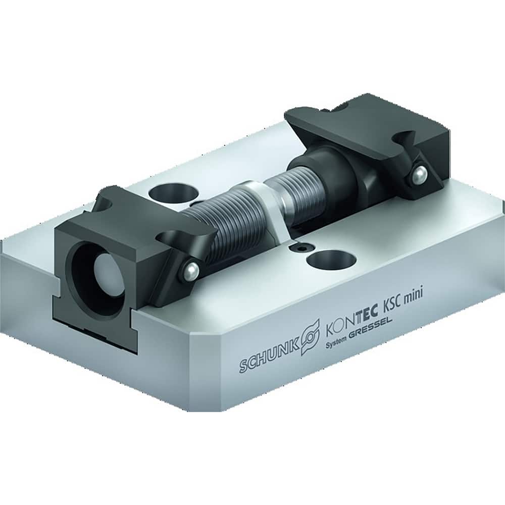 Schunk - Self-Centering Vises; Jaw Width (mm): 70.00 ; Maximum Jaw Opening Capacity (mm): 77.00 ; Maximum Jaw Opening Capacity (Inch): 3 ; Maximum Jaw Opening Capacity (Decimal Inch): 3.0315 ; Throat Depth (mm): 24.00 ; Operation Type: Manual - Exact Tool & Supply