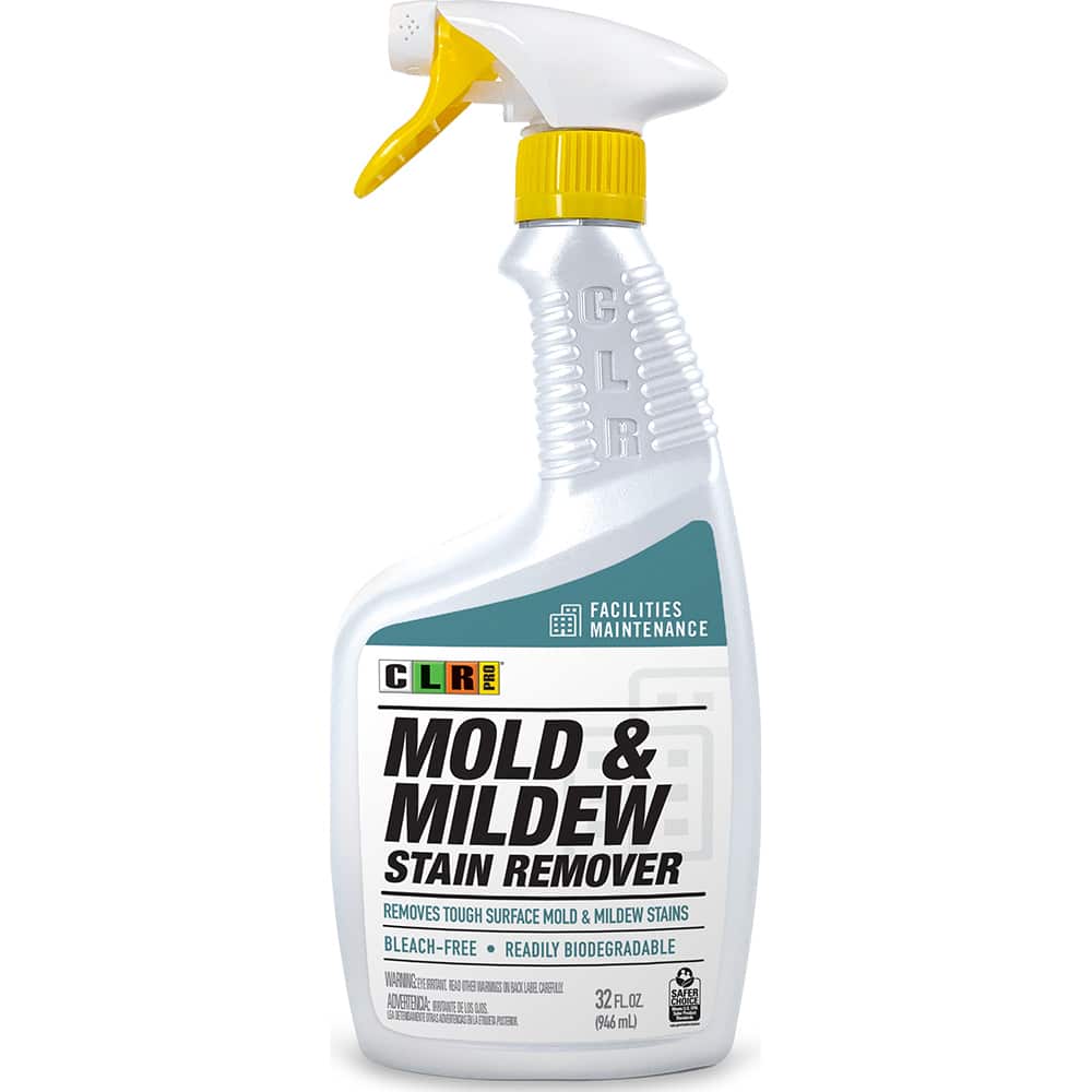 CLR Pro - All-Purpose Cleaners & Degreasers; Type: Mold & Mildew Stain Remover; Spot/Stain Cleaner ; Container Type: Spray Bottle ; Container Size: 32 oz ; Scent: Soapy ; Form: Liquid; Liquid Concentrate; Wash ; Material Application: Baseboards; Cast Sil - Exact Tool & Supply