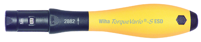 15-80 in/oz - Adjustable Torque Vario-S with Window Scale (Comes with Adjustment Tool) - Exact Tool & Supply