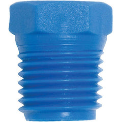 Loc-Line - Coolant Hose Elbows, Fittings & Reducers; Type: BSPT ; For Use With: These 1/4 Pipe plugs are used in our Magnetic Manifold Kits pn#40400, 40463, 40480 ; Hose Inside Diameter: 1/4 ; Connection Type: BSPT x NPT/NPTF ; Body Material: Acetal ; Nu - Exact Tool & Supply