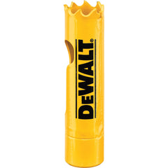 DeWALT - Hole Saws; Saw Diameter (Inch): 11/16 ; Cutting Depth (Inch): 1-3/4 ; Saw Material: Bi-Metal ; Cutting Edge Style: Toothed Edge ; Material Application: Metal; Plastic; Wood - Exact Tool & Supply