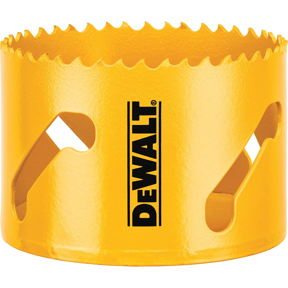 DeWALT - Hole Saws; Saw Diameter (Inch): 2-3/4 ; Cutting Depth (Inch): 1-3/4 ; Saw Material: Bi-Metal ; Cutting Edge Style: Toothed Edge ; Material Application: Metal; Plastic; Wood - Exact Tool & Supply