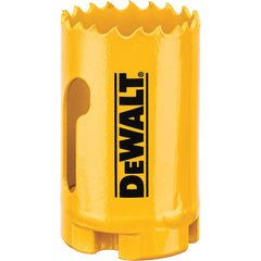 DeWALT - Hole Saws; Saw Diameter (Inch): 1-7/16 ; Cutting Depth (Inch): 1-3/4 ; Saw Material: Bi-Metal ; Cutting Edge Style: Toothed Edge ; Material Application: Metal; Plastic; Wood - Exact Tool & Supply