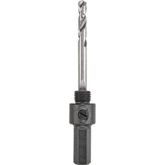 DeWALT - Hole-Cutting Tool Arbors; Tool Compatibility: Hole Saws ; Minimum Tool Diameter Compatibility (Inch): 1-1/4 ; Maximum Tool Diameter Compatibility (Inch): 6 ; Shank Type: Hex ; Shank Cross-Section Shape: Hex ; Integral Pilot Type: None - Exact Tool & Supply