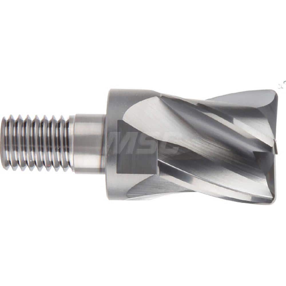 YG-1 - Corner Radius & Corner Chamfer End Mill Heads; Mill Diameter (Inch): 5/8 ; Mill Diameter (Decimal Inch): 0.6250 ; End Type: Corner Radius ; Corner Radius (Decimal Inch): 0.0200 ; Number of Flutes: 4 ; Material: Carbide - Exact Tool & Supply