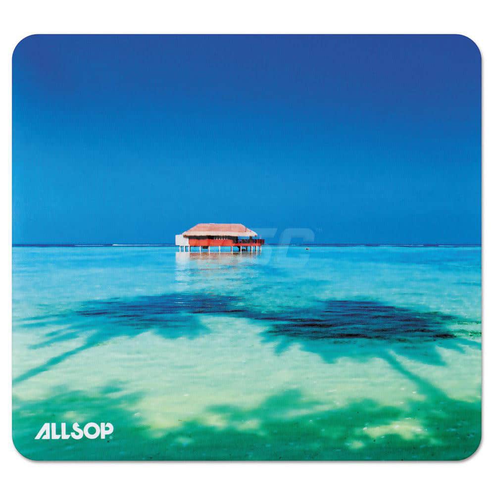 Allsop - Office Machine Supplies & Accessories; Office Machine/Equipment Accessory Type: Mouse Pad ; For Use With: Computer Mouse ; Color: Blue - Exact Tool & Supply