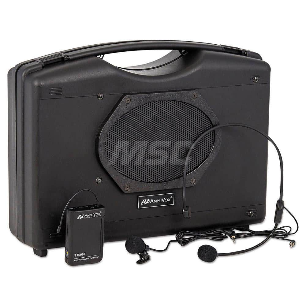 AmpliVox - Office Machine Supplies & Accessories; Office Machine/Equipment Accessory Type: Audio Portable Buddy ; For Use With: Office Use ; Contents: 50 W Multimedia Stereo Amplifier; Built-in 16-Channel UHF Wireless Receiver; Lapel & Headset Microphone - Exact Tool & Supply