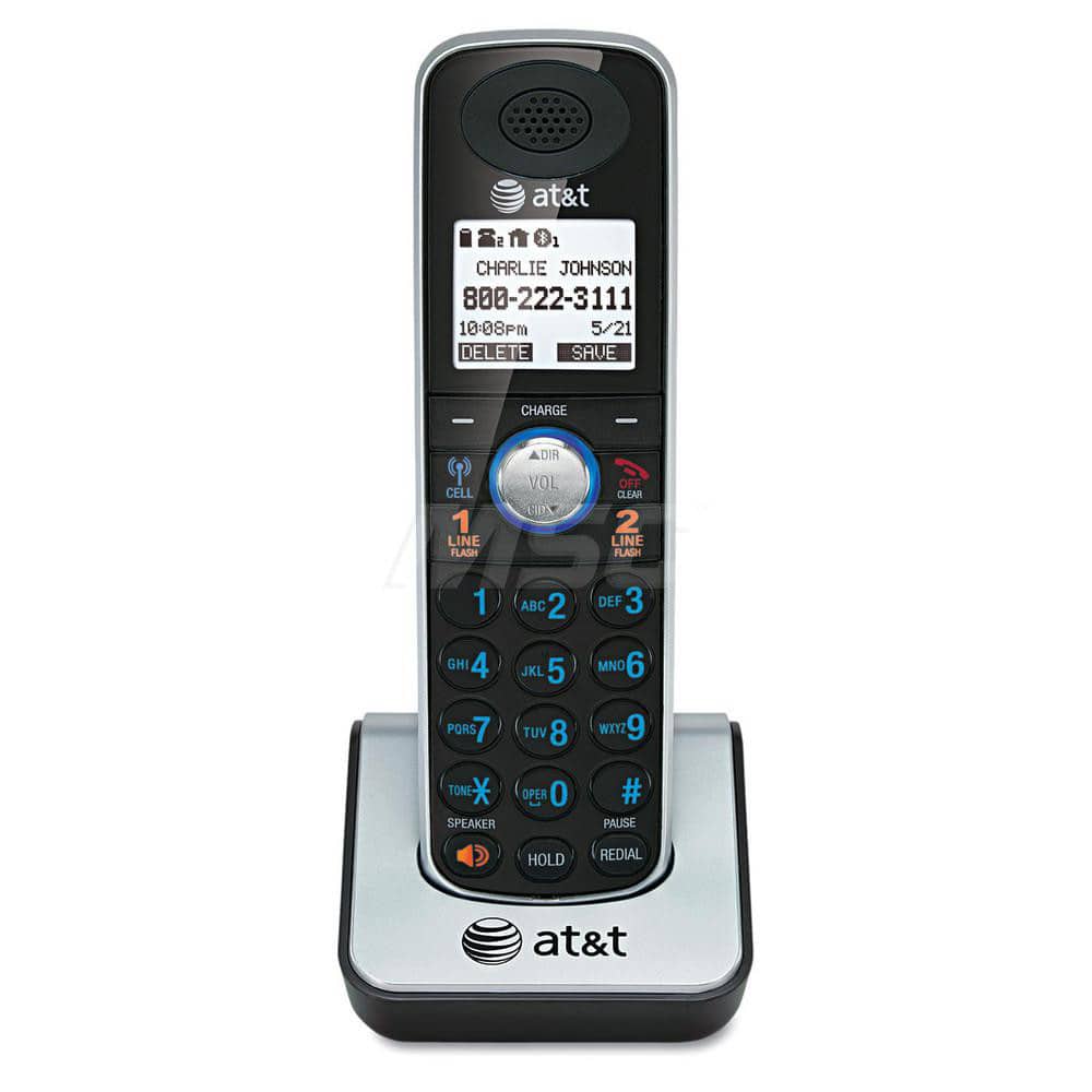 vtech - Office Machine Supplies & Accessories; Office Machine/Equipment Accessory Type: Handset ; For Use With: TL86109 ; Color: Silver; Black - Exact Tool & Supply