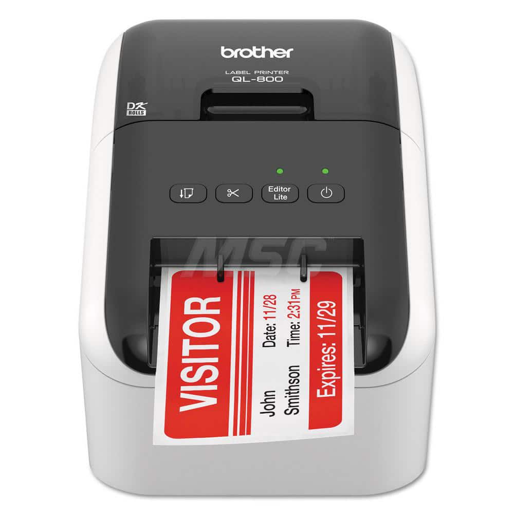 Brother - Office Machine Supplies & Accessories; Office Machine/Equipment Accessory Type: Label Printer ; For Use With: Mac OS X 10.10.5-10.12; Windows Vista; 7; 8; 8.1; 10 ; Contents: AC Power Cable; DK-1201 Diecut Address Label Starter Roll; DK-2251 Co - Exact Tool & Supply