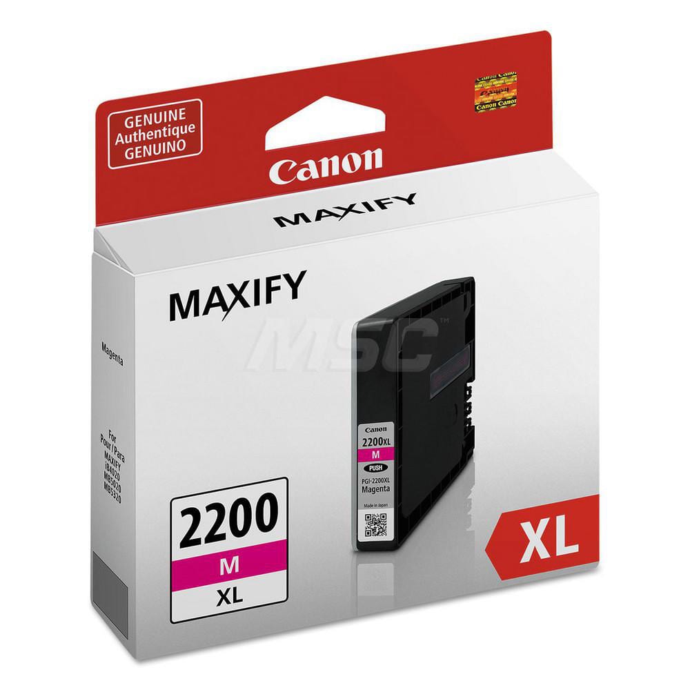 Canon - Office Machine Supplies & Accessories; Office Machine/Equipment Accessory Type: Ink ; For Use With: PIXMA TS3120 Black Wireless; MAXIFY MB5020 ; Color: Magenta - Exact Tool & Supply