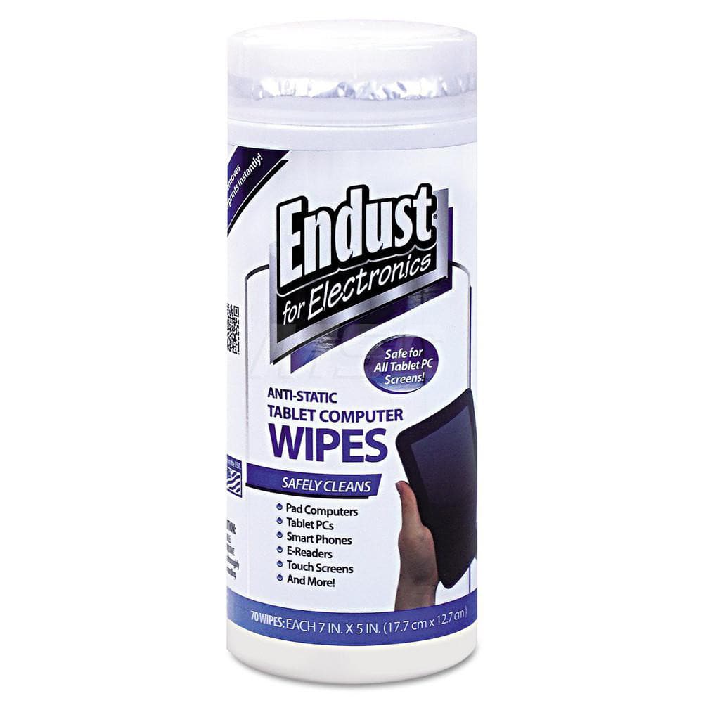 Endust - Office Machine Supplies & Accessories; Office Machine/Equipment Accessory Type: Cleaning Wipes ; For Use With: Computer; SmartPhone ; Color: White - Exact Tool & Supply