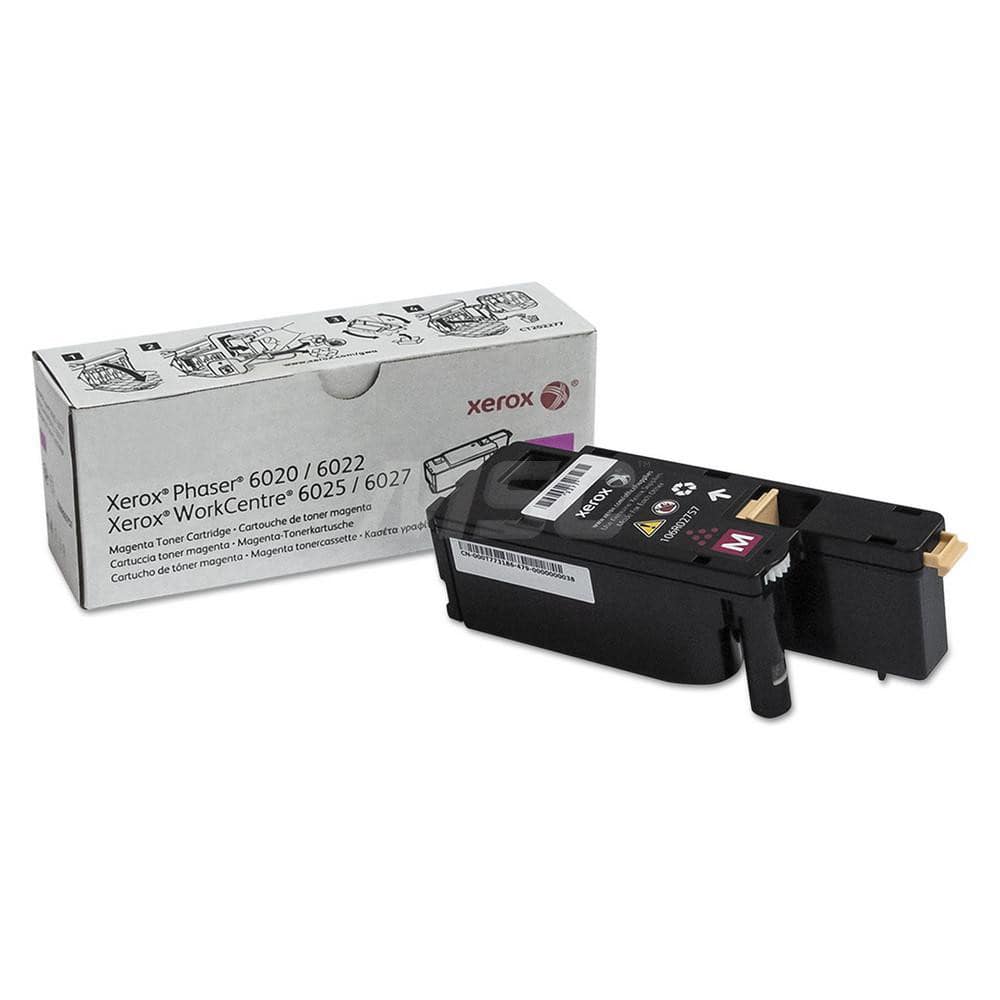Xerox - Office Machine Supplies & Accessories; Office Machine/Equipment Accessory Type: Toner Cartridge ; For Use With: Phaser 6022; WorkCentre 6027 ; Color: Magenta - Exact Tool & Supply
