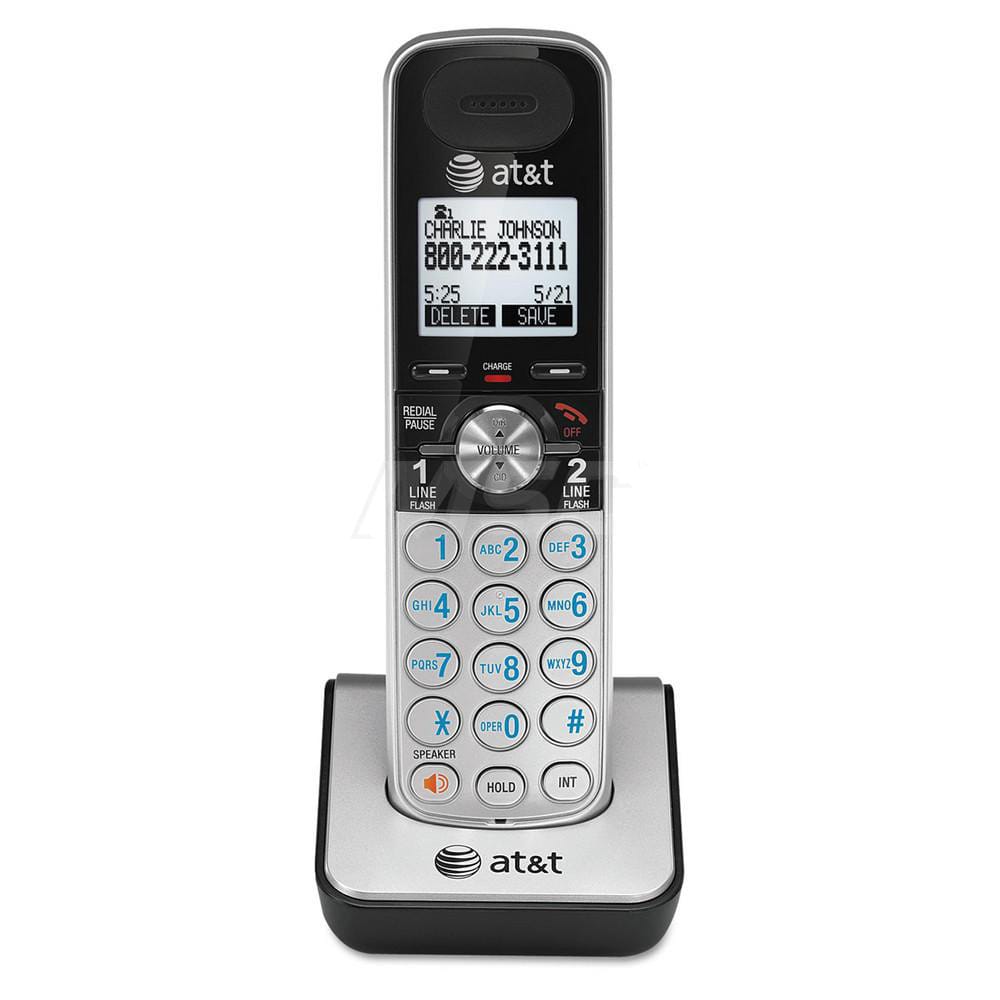 vtech - Office Machine Supplies & Accessories; Office Machine/Equipment Accessory Type: Handset ; For Use With: AT&T TL88102 ; Contents: Battery Compartment Cover; Battery for Cordless Handset; Quick Start Guide ; Color: Silver; Black - Exact Tool & Supply