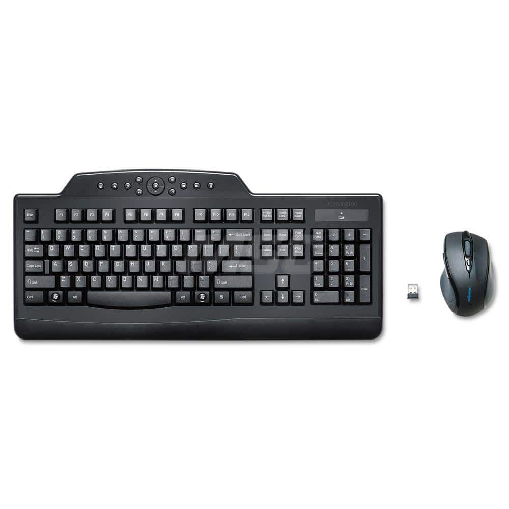 ACCO - Office Machine Supplies & Accessories; Office Machine/Equipment Accessory Type: Desktop Set ; For Use With: Mac OS X 10.9-10.11; Windows XP; Vista; 7; 8; 10 Operating System ; Contents: (4) AAA Batteries ; Color: Black - Exact Tool & Supply