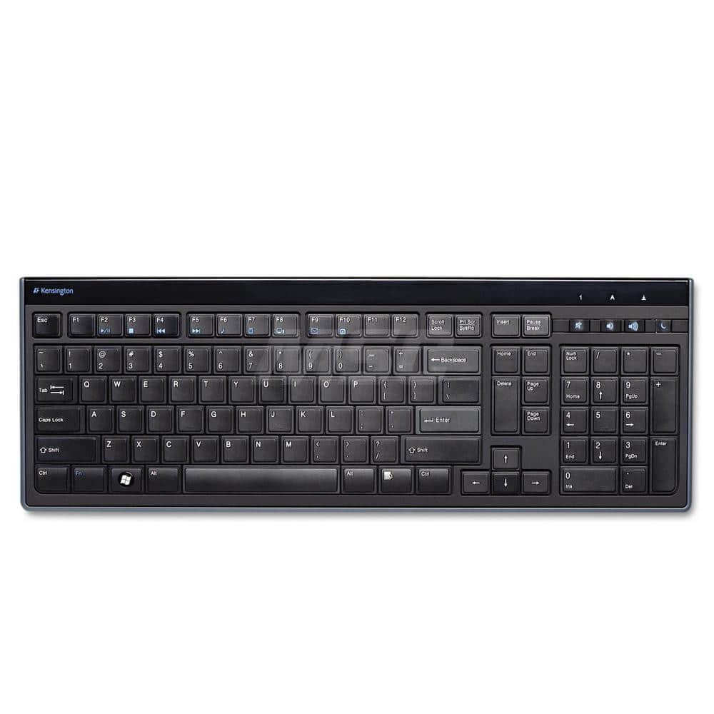 ACCO - Office Machine Supplies & Accessories; Office Machine/Equipment Accessory Type: Keyboard ; For Use With: Desktop PCs ; Color: Black - Exact Tool & Supply