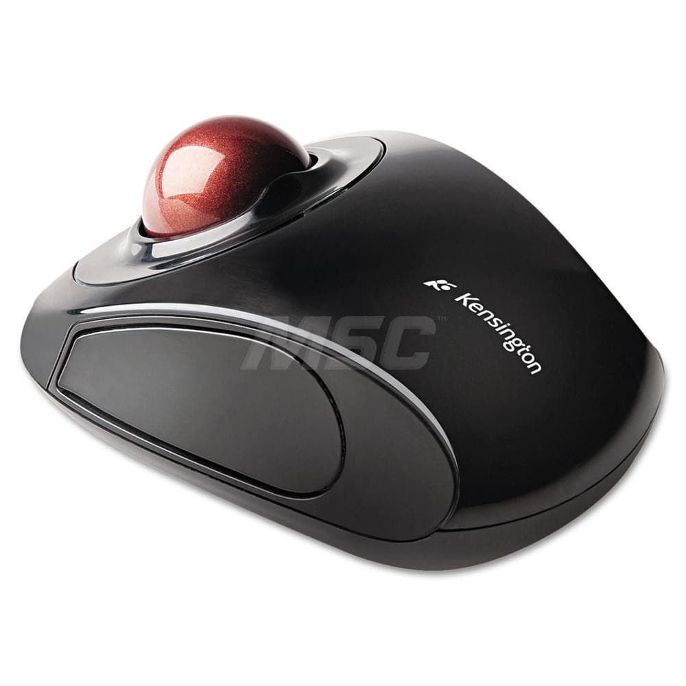ACCO - Office Machine Supplies & Accessories; Office Machine/Equipment Accessory Type: Trackball ; For Use With: Mac OS X; Windows 7; 8; 10 ; Color: Black; Red - Exact Tool & Supply