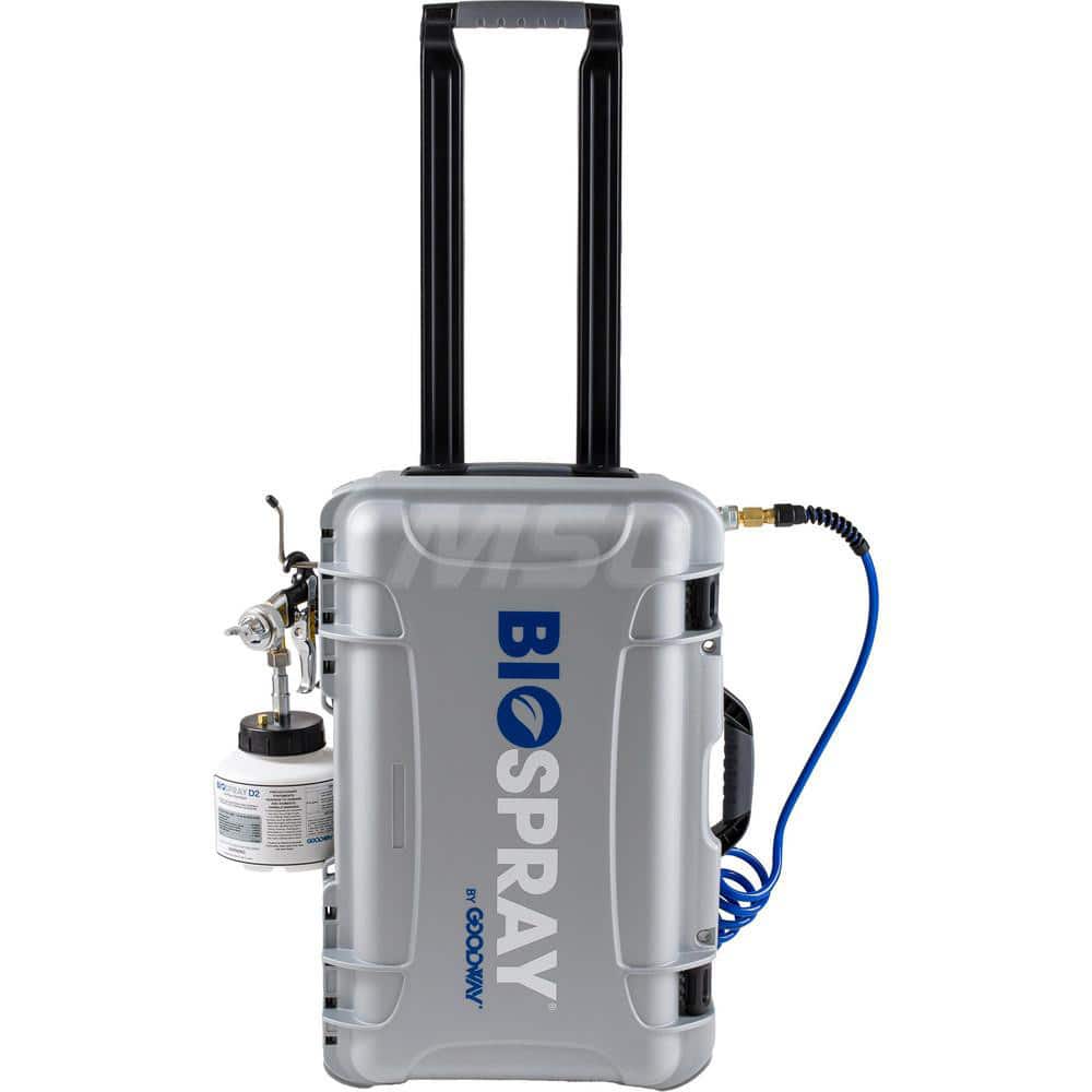 Goodway - Electrostatic Sanitizing Equipment; Type: Disinfectant Sprayer ; For Use With: BIO-SPRAY-5 ; Material: Plastic ; Includes: 5lb Tank; Micro-Droplet Spray Gun; 20' Hose - Exact Tool & Supply