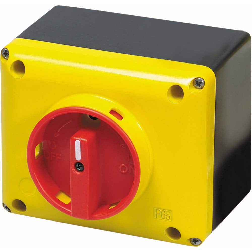 Automation Systems Interconnect - Cam & Disconnect Switches; Enclosure Type: Disconnect Enclosure ; Fused: NonFused ; Amperage: 32 ; Contact Form: 2PST ; Voltage: 600 VAC ; Horsepower at 1 Phase: 3 @ 240 VAC - Exact Tool & Supply