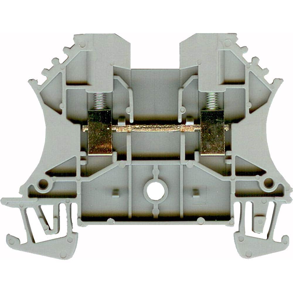 Automation Systems Interconnect - Terminal Blocks; Block Type: General Purpose ; Mounting Type: DIN Rail ; Voltage: 600 ; Amperage: 25 ; Number of Contacts: 2 ; Number of Poles: 2 - Exact Tool & Supply