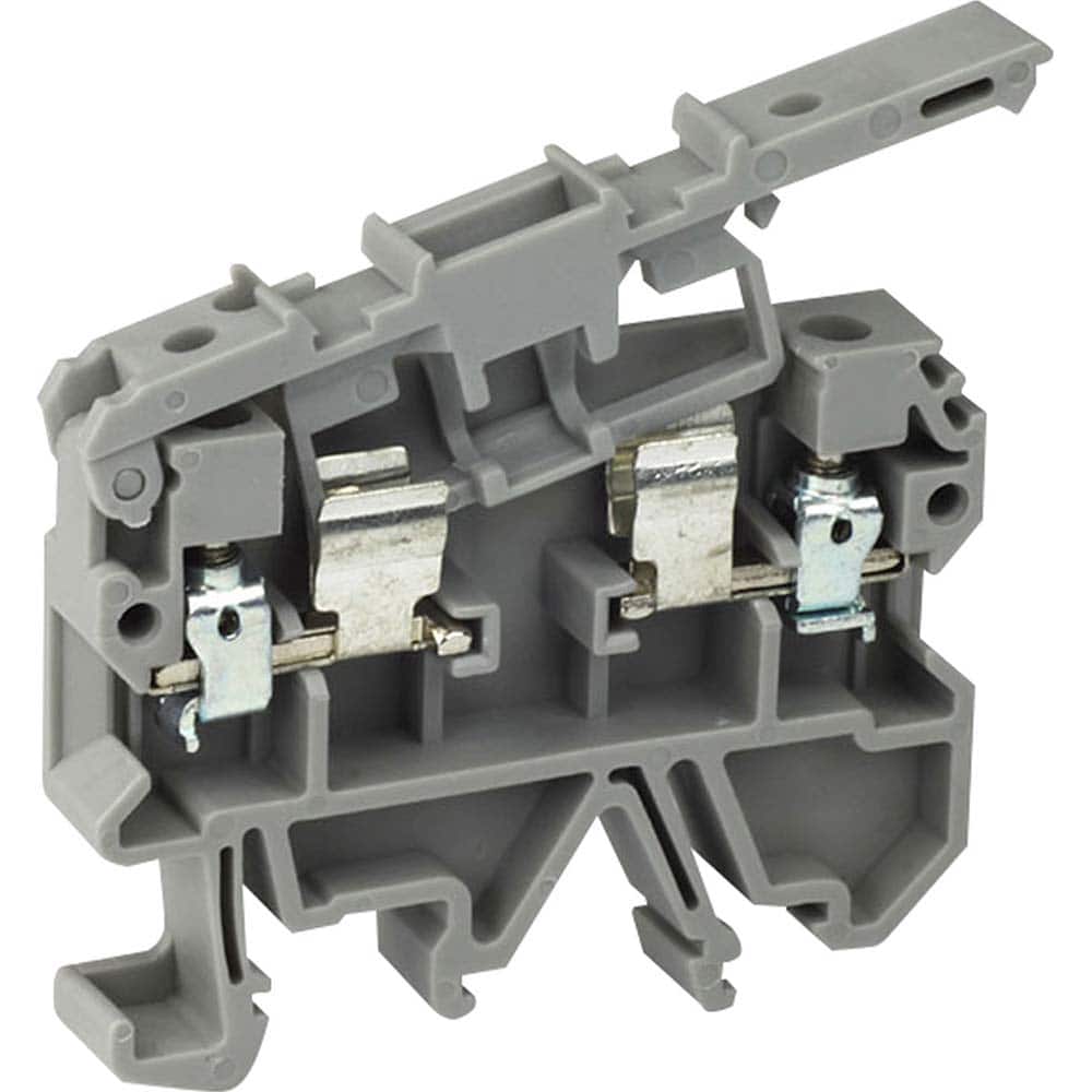 Automation Systems Interconnect - Terminal Blocks; Block Type: Fused ; Mounting Type: DIN Rail ; Voltage: 600/660 VAC/VDC ; Amperage: 6.00 ; Number of Contacts: 2 ; Number of Poles: 2 - Exact Tool & Supply