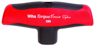 TorqueVario Adjustable Torque Control T-handle 44.3 - 123.9 In/lbs. 5-14Nm. Adjustable 5-14 Newton Meters. High Torque Soft Grips for Comfortable Torque Control. Soft Ergo Grips; Replaceable Blades - Exact Tool & Supply
