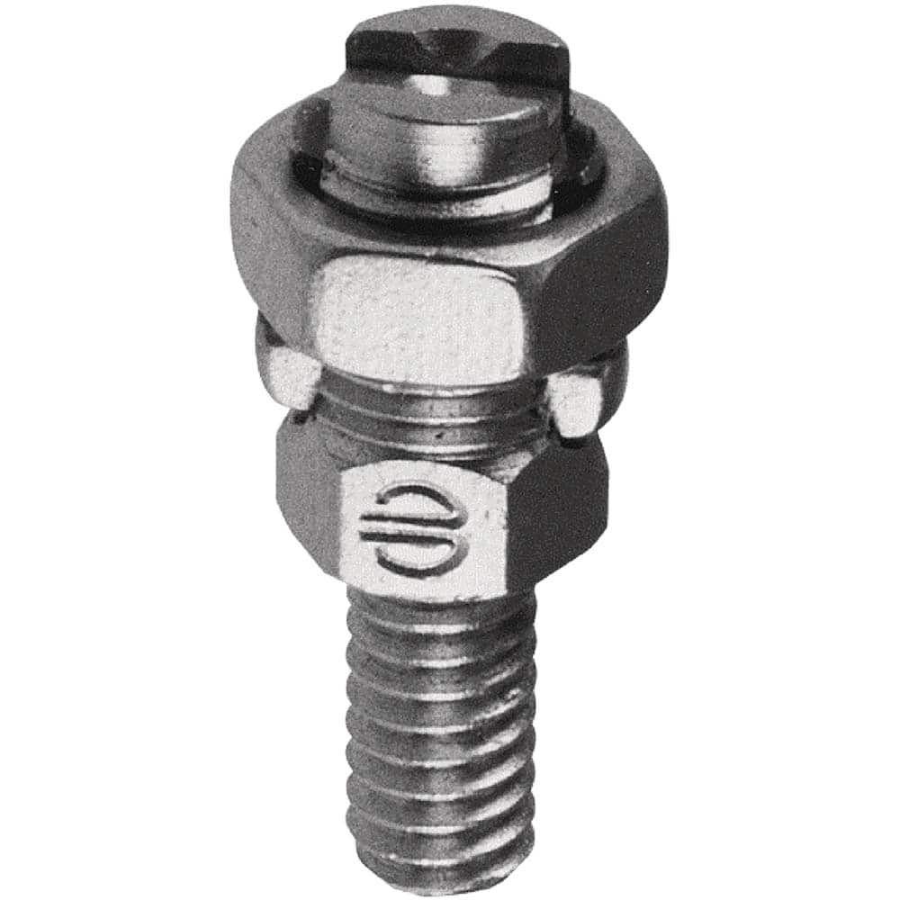 Burndy - Grounding Clamps; Clamp Type: Grounding Clamp ; Compatible Rod Diameter (Inch): 1 ; Compatible Wire Size (AWG): 8-2 ; Overall Length (Inch): 1-1/2 ; Overall Length (Decimal Inch): 1-1/2 ; Material: Leaded Bronze Alloy - Exact Tool & Supply