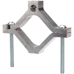 Burndy - Grounding Clamps; Clamp Type: Grounding Clamp ; Compatible Wire Size (AWG): 14-1/0 ; Overall Length (Inch): 2-1/4 ; Overall Length (Decimal Inch): 2-1/4 ; Material: Copper Alloy ; Standards Met: EU RoHS Indicator; RoHS CM Compliant; UL 467; UL L - Exact Tool & Supply