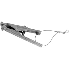 Burndy - Grounding Clamps; Clamp Type: Grounding Clamp ; Compatible Wire Size (AWG): 4 ; Overall Length (Inch): 8-1/8 ; Overall Length (Decimal Inch): 8-1/8 ; Material: Stainless Steel ; Standards Met: EU RoHS Indicator; RoHS EX Compliant - Exact Tool & Supply