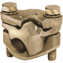 Burndy - Grounding Clamps; Clamp Type: Parallel Clamp ; Compatible Wire Size (AWG): 1-4/0; 6-2 ; Overall Length (Inch): 1.31 ; Overall Length (Decimal Inch): 1.31 ; Material: Copper Alloy ; Standards Met: EU RoHS Indicator; RoHS EX Compliant; UL 467; UL - Exact Tool & Supply