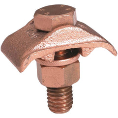 Burndy - Grounding Clamps; Clamp Type: Grounding Clamp ; Compatible Wire Size (AWG): 4-2/0 ; Overall Length (Inch): 1 ; Overall Length (Decimal Inch): 1 ; Material: Copper Alloy ; Standards Met: EU RoHS Indicator; RoHS EX Compliant; UL 467; UL Listed Dir - Exact Tool & Supply