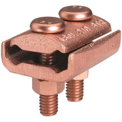 Burndy - Grounding Clamps; Clamp Type: Grounding Clamp ; Compatible Wire Size (AWG): 4-2/0 ; Overall Length (Inch): 2 ; Overall Length (Decimal Inch): 2 ; Material: Copper Alloy ; Standards Met: EU RoHS Indicator; RoHS EX Compliant; UL 486C - Exact Tool & Supply